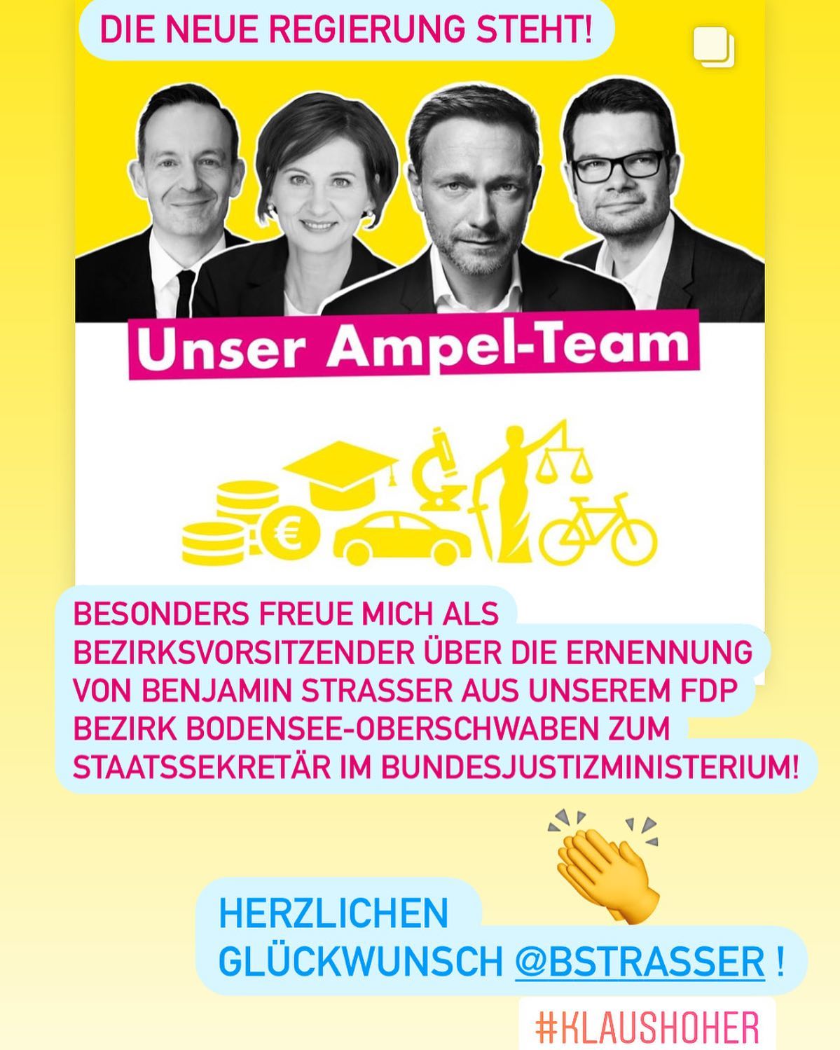 Die neue Regierung steht!