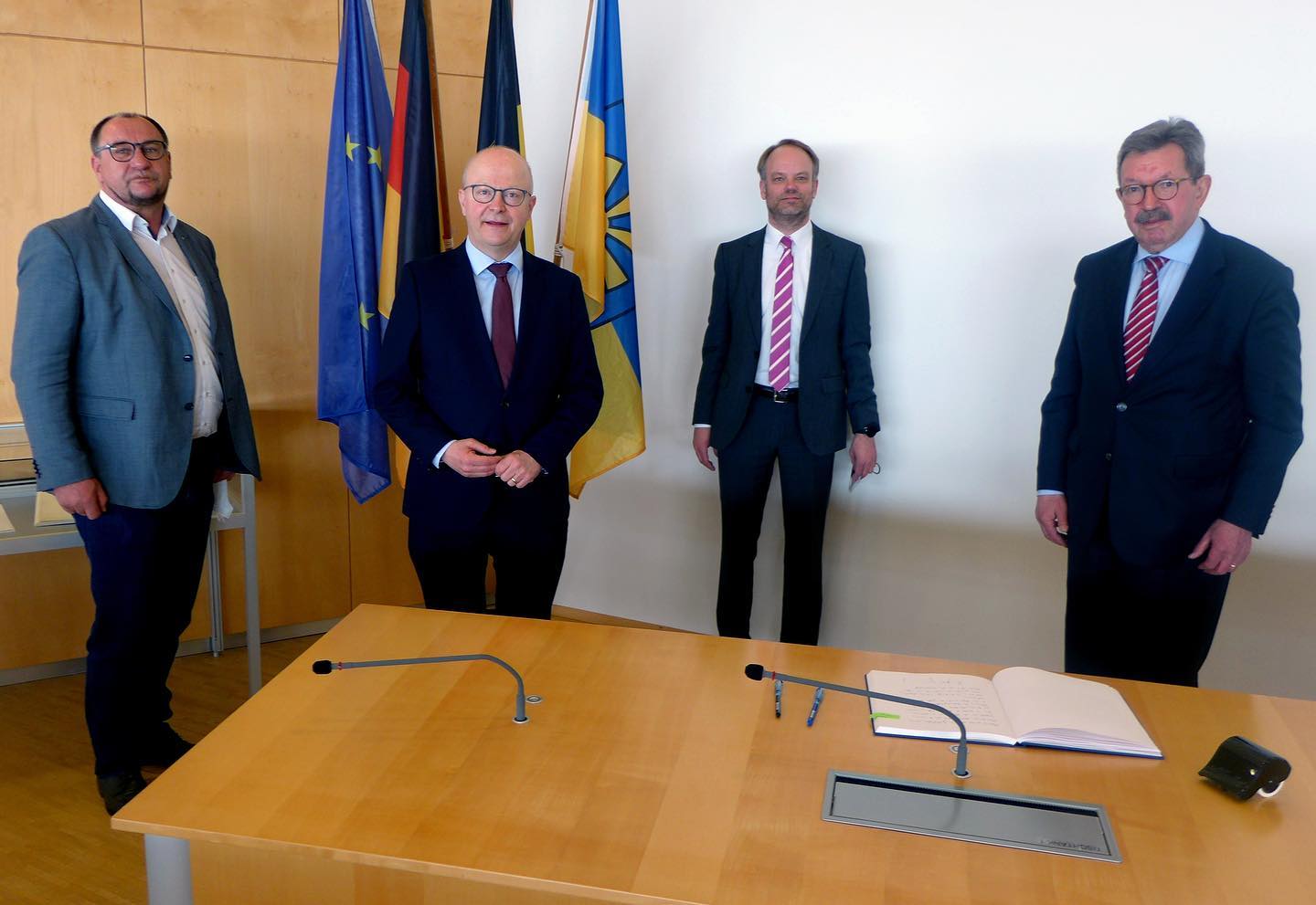 Besuch im Landratsamt mit Michael Theurer