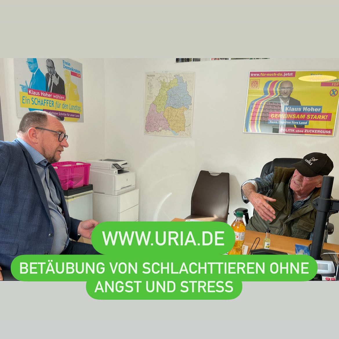 Gesprächstermin mit Hermann Maier, Vorsitzender des Vereins URIA e.V.
