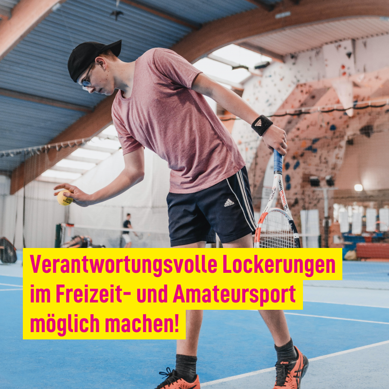 Lockerungen im Freizeit- und Amateursport
