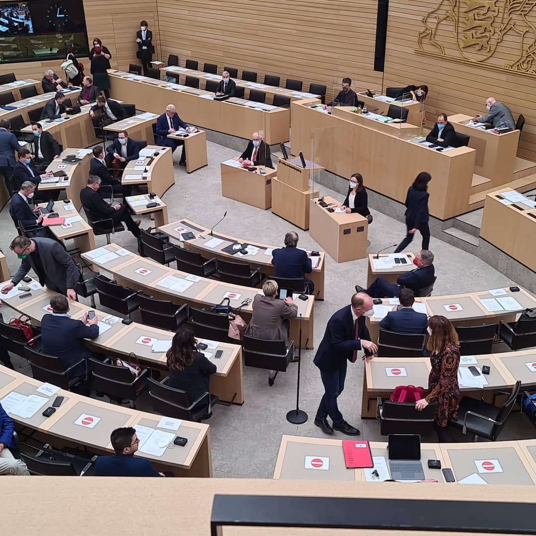 Sondersitzung des Landtags zur aktuellen Corona-Lage