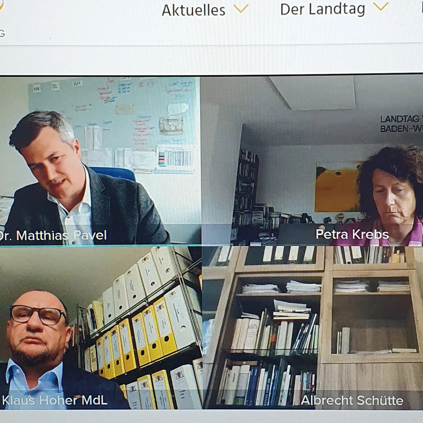 Ausschusssitzung für Umwelt, Klima und Energiewirtschaft
