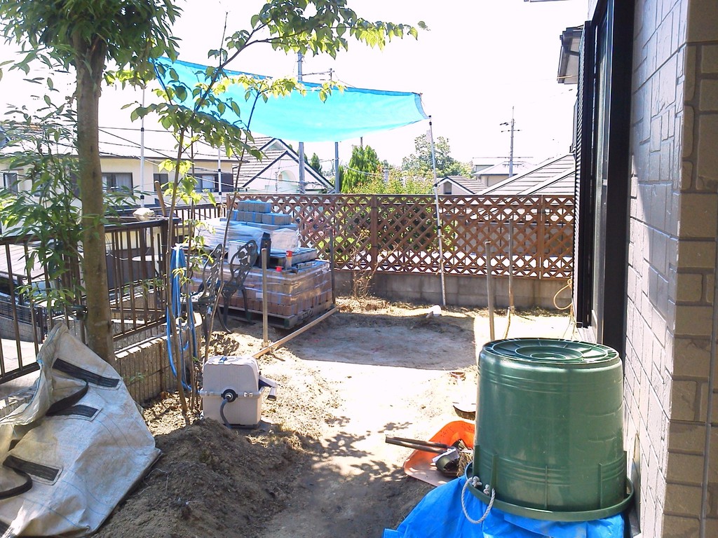 庭園改修工事@奈良県生駒市