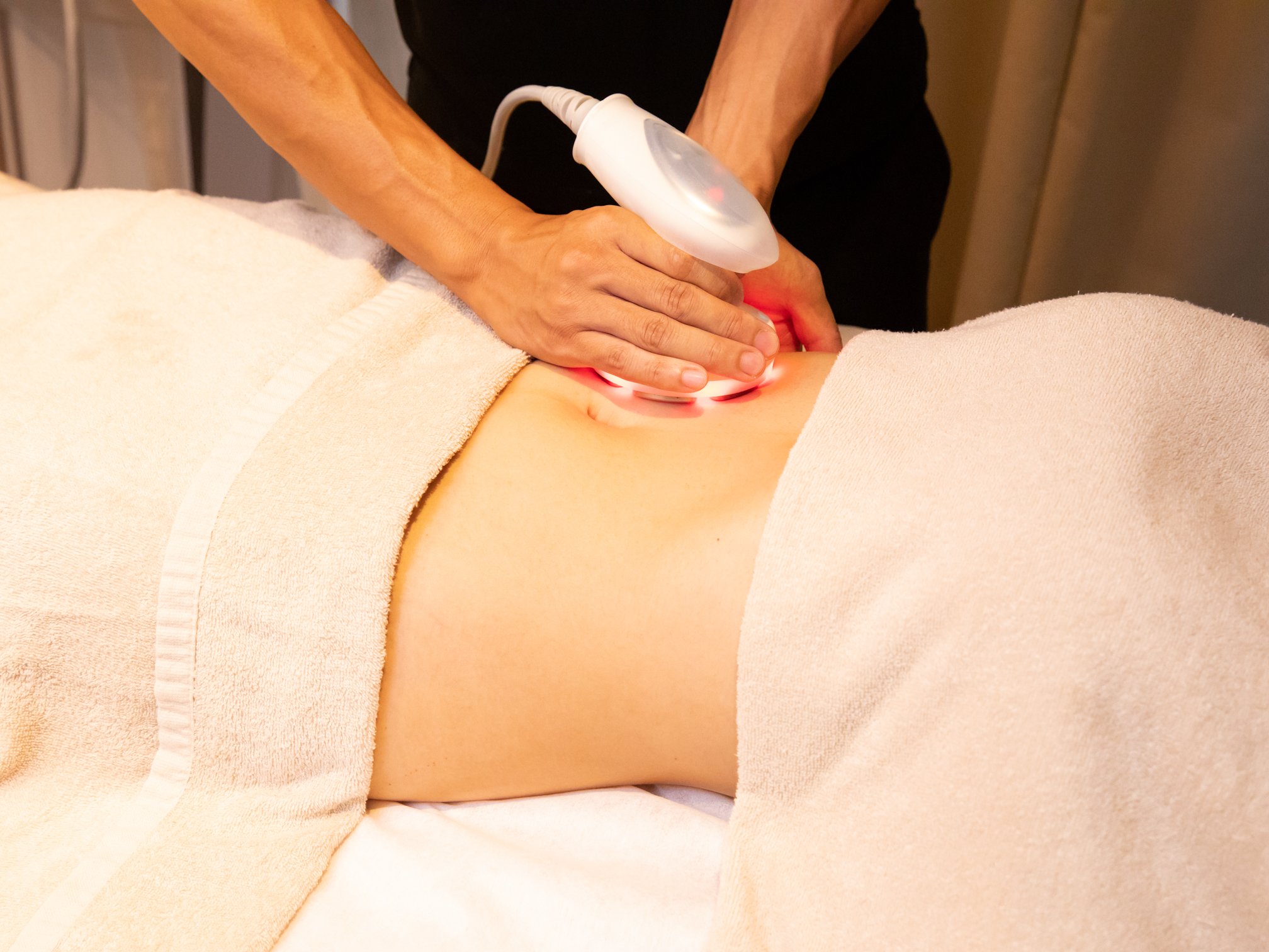 痩身マシン【セルライトゼロ】で痩身+リンパマッサージ