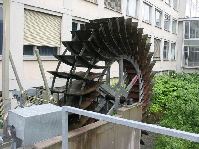 フライブルク市内には小水力もたくさんあります