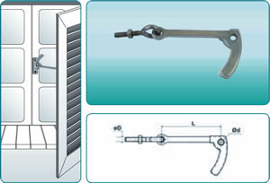 Fensterladenhaken für Metallläden