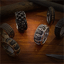 Handgefertigte Herrenringe in Gold, Silber oder Edelstahl aus dem Atelier der Goldschmiede OBSESSION