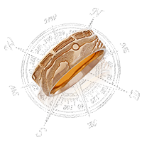 Schmuckstücke mit Ausschnitten einer bestimmten Stelle auf der Landkarte. Persönliche Koordinaten auf dem Ring oder Anhänger