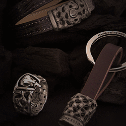 Herrenschmuck Kollektion Mikrokosmos in Silber, Gold oder Edelstahl aus dem Goldschmiedeatelier OBSESSION