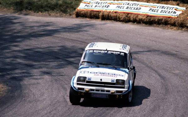 Jacky Gambin en 1982 : Renault 5 Alpine groupe 2