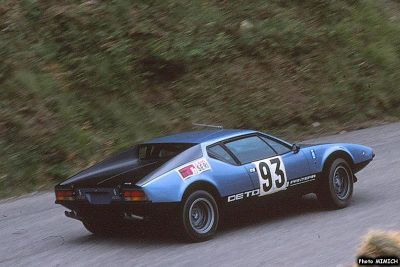 Bernard Degout en 1978 : De Tomaso Pantera groupe 3