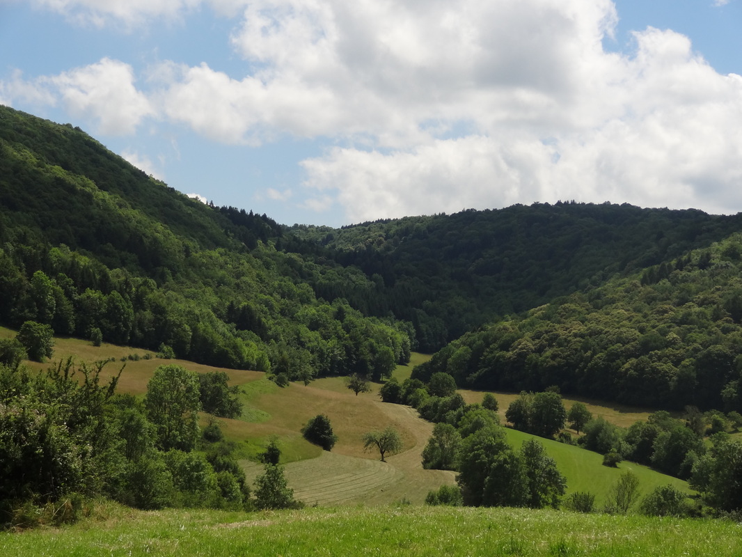 Au dessus de Châtillon-de-Cornelle