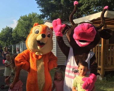 club enfant et piscine camping landes