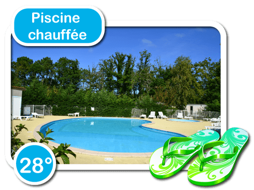 location landes piscine chauffée