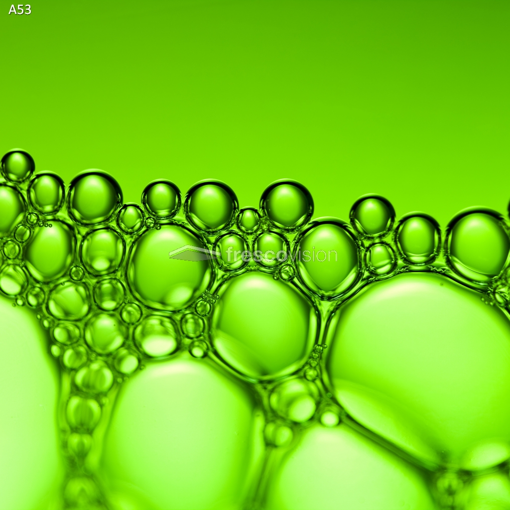 Grüne Blasen für ein außergewöhnliches Backlight.