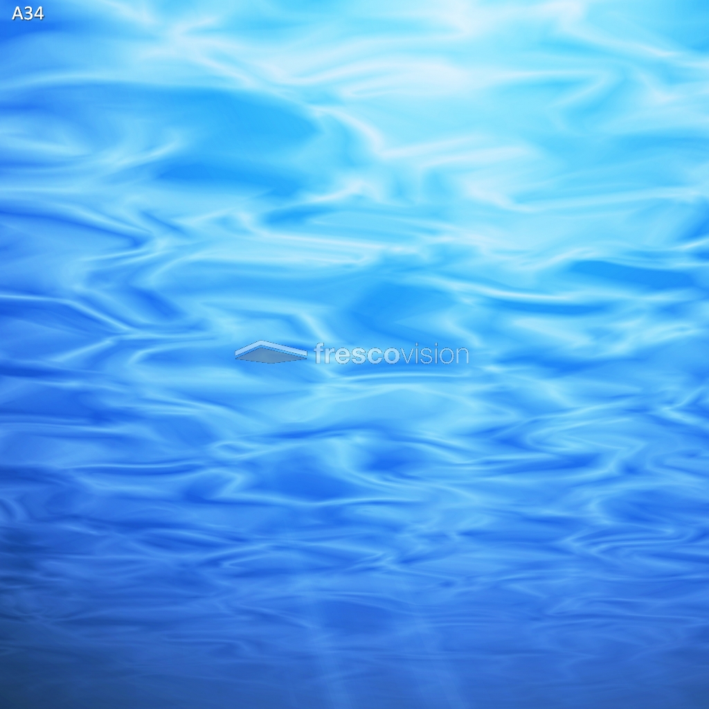 Beleuchtete Rückwand mit Wasserspiegel