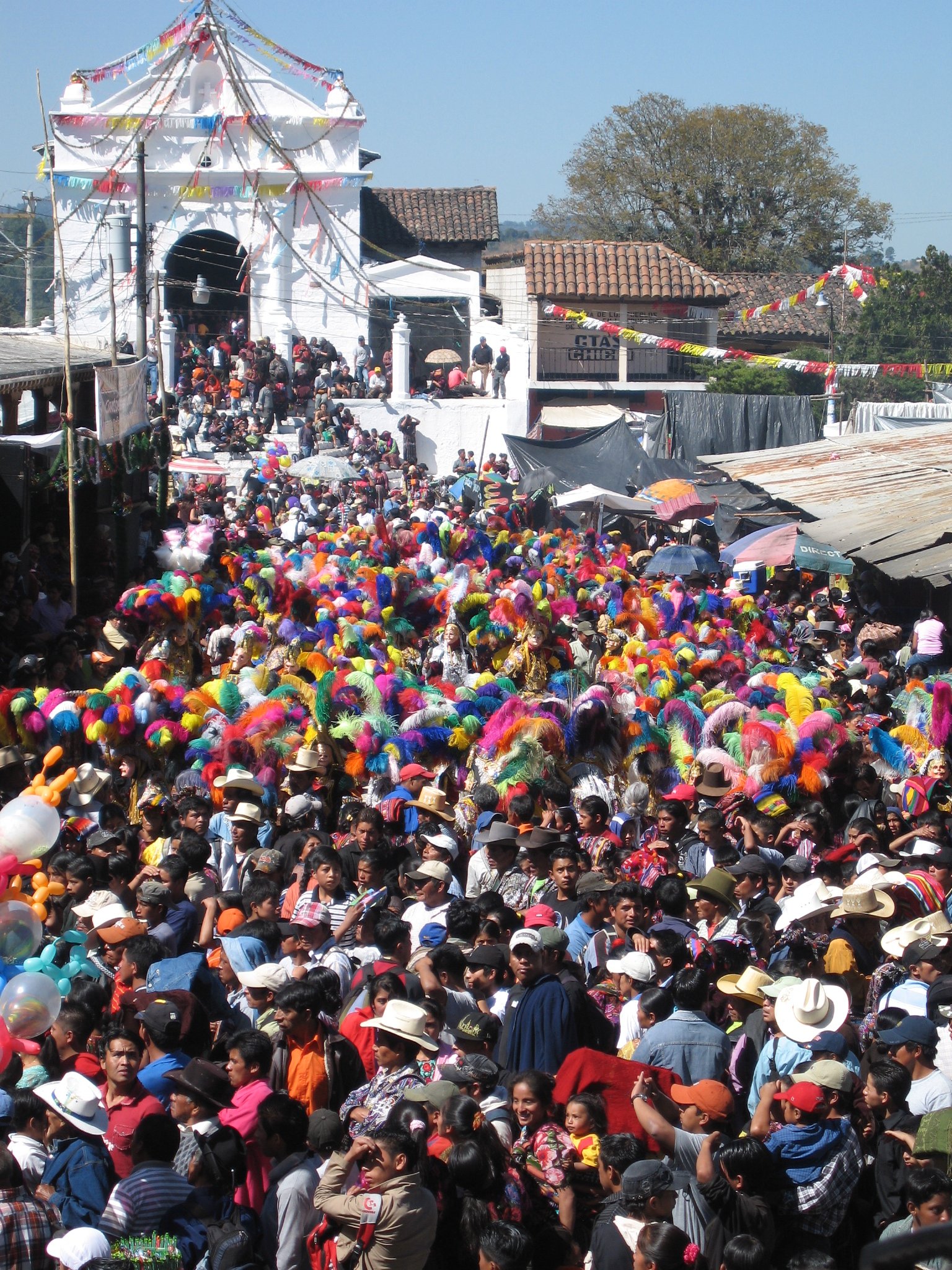 Le marché Chichicastenango au Guatemala