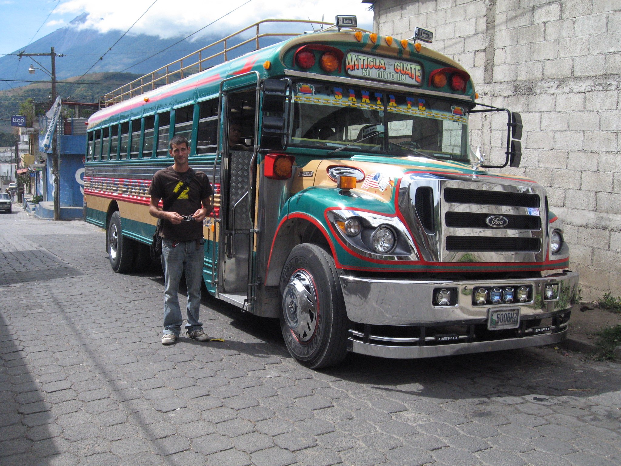 Chickenbus du Guatémala