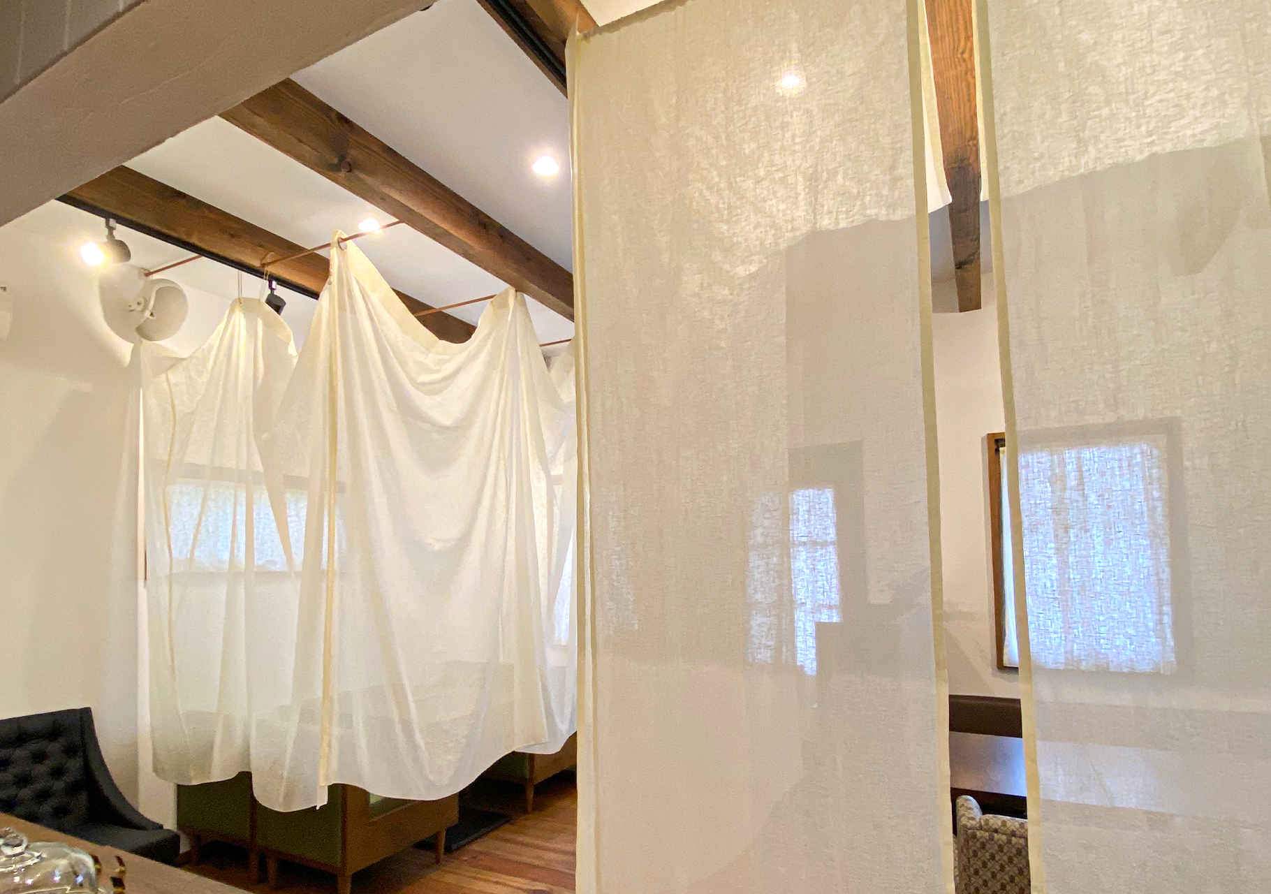 コロナ対策｜間仕切り｜ローコスト｜簡易的｜リネン｜岐阜｜