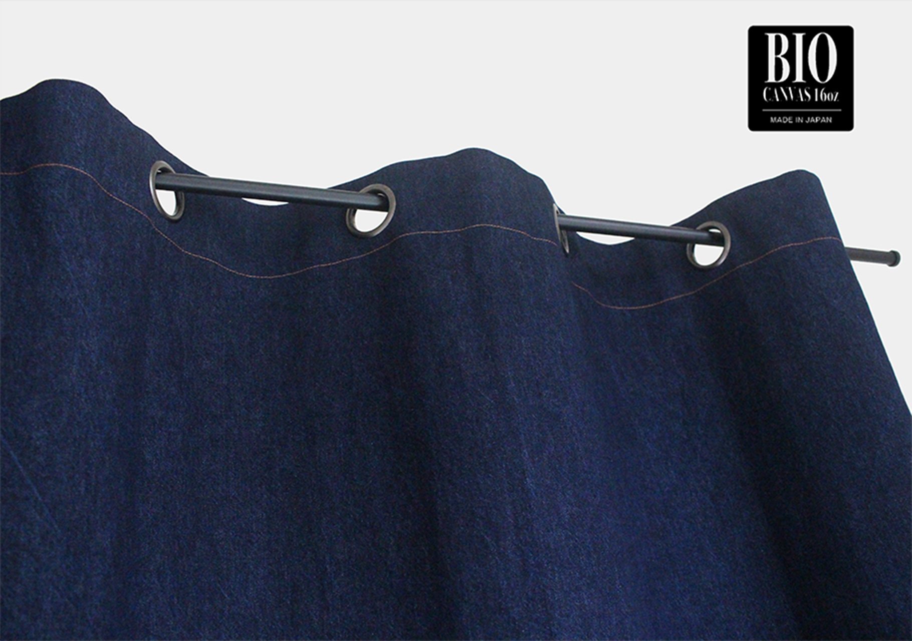 インディゴ｜ハトメ：ブラック