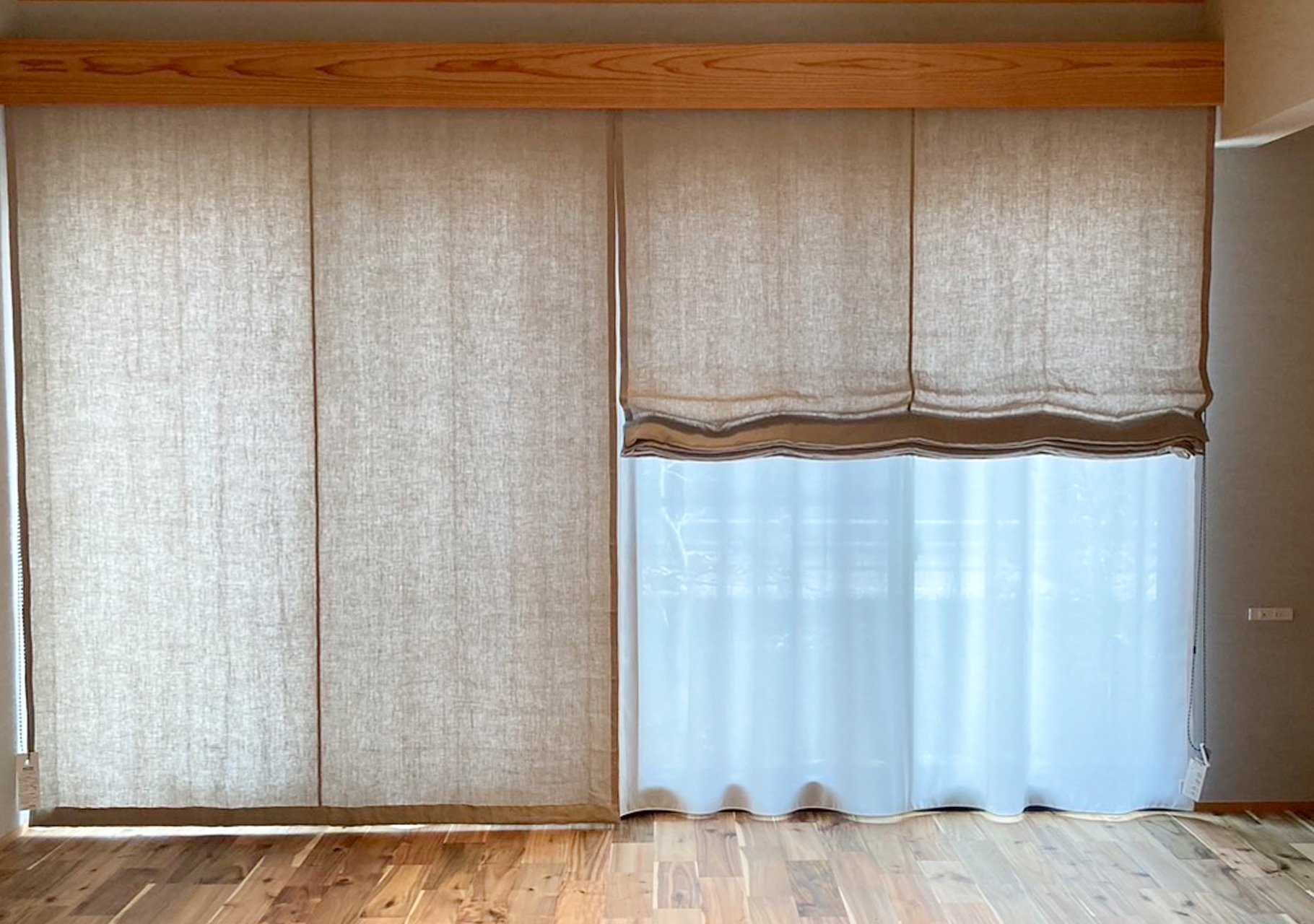 リネン、シェードスタイル