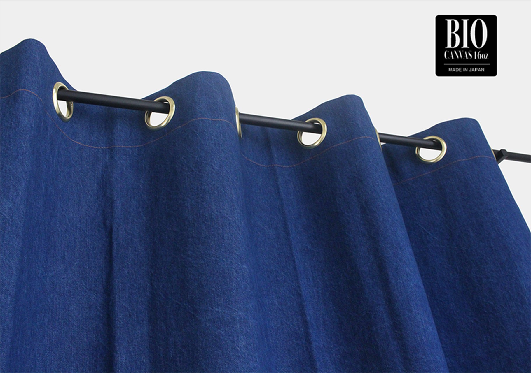 ブルー｜ハトメ：真鍮