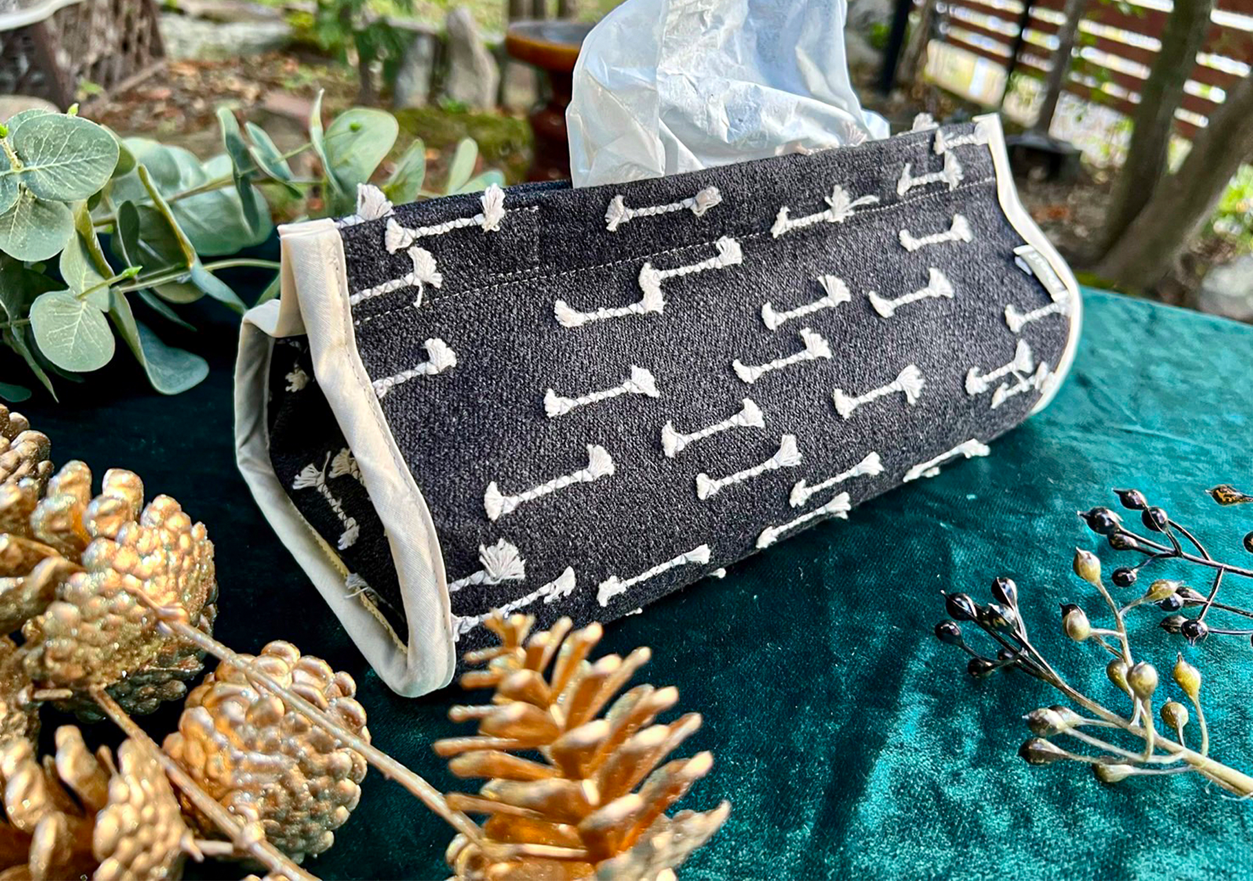 パニ｜輸入生地｜ティッシュケース｜