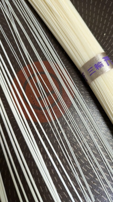 日本の食文化 細いそうめん 三輪素麺みなみ 緒環（おだまき）