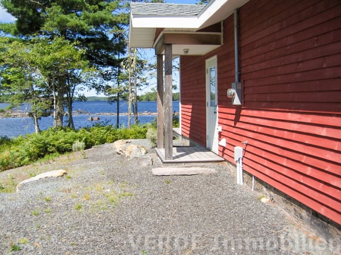 Überdachter Hauseingang