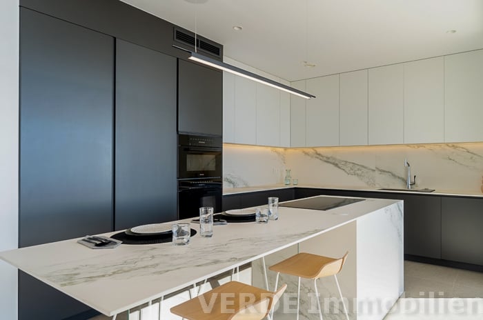 Moderne Einbauküche inklusive