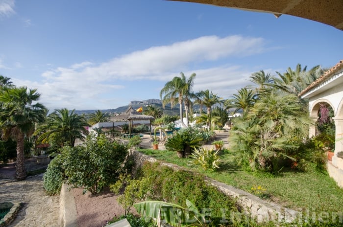 Hauptvilla, Ausblick Terrasse