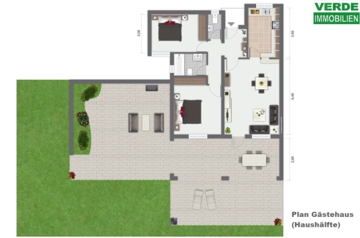 Grundriss Gästehaus