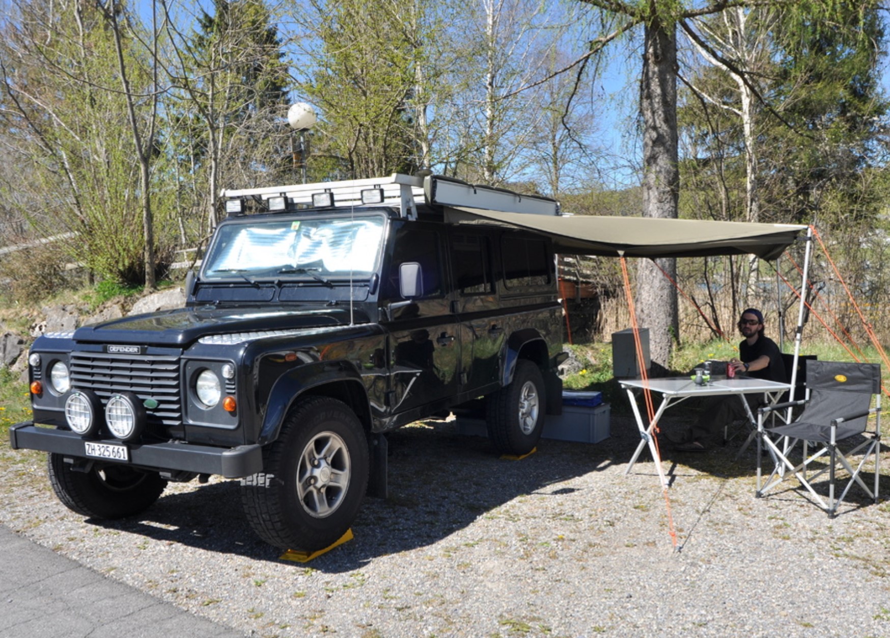 Ägerisee - 1.Übernachtung im Defender