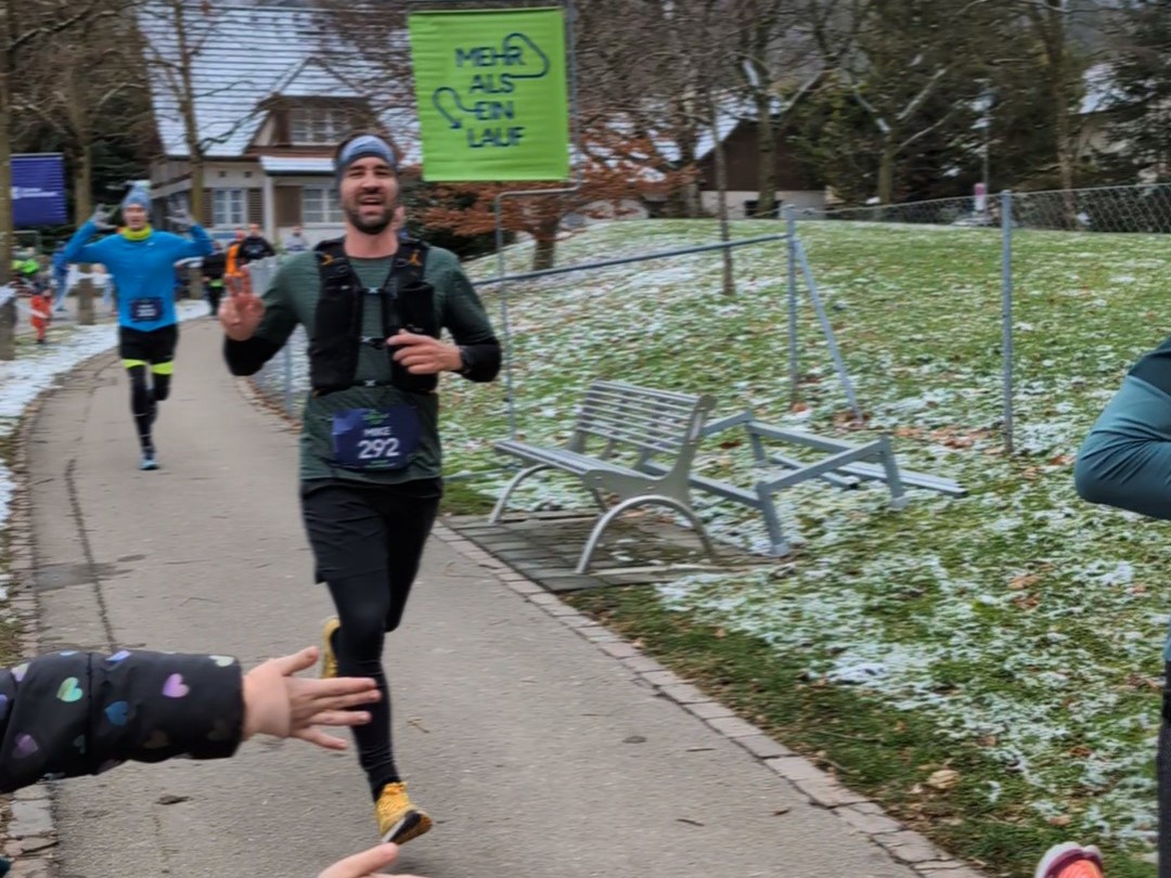 Spontane Teilnahme am Dietiker Neujahrslauf