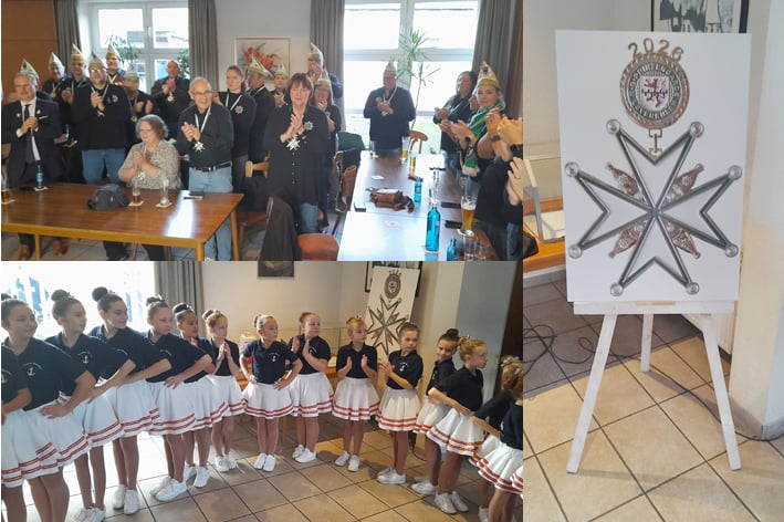 Die Session der Prinzengarde beginnt mit der Ordensverleihung