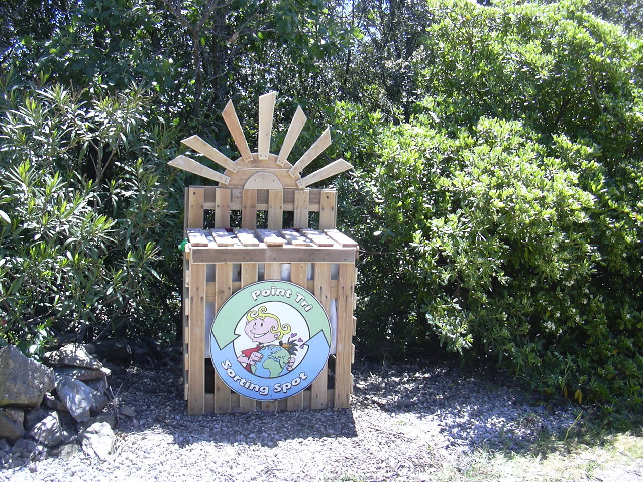 Bac à tri  "1, 2, 3 Soleil"