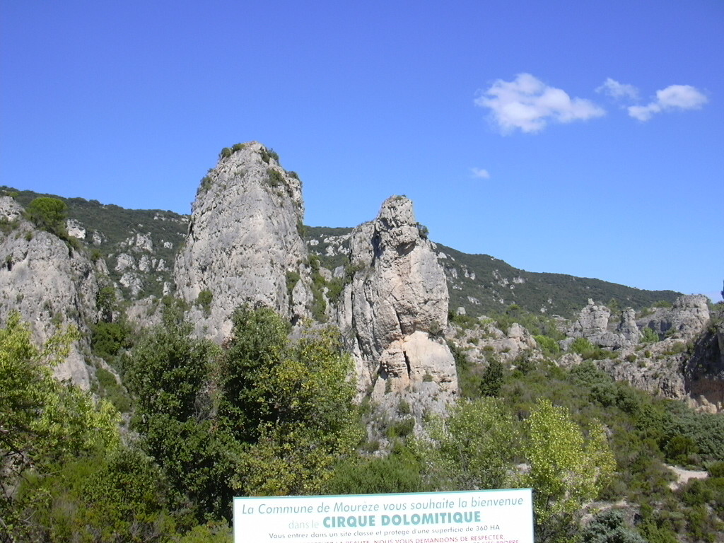 Le Cirque dolomitique de Mourèze