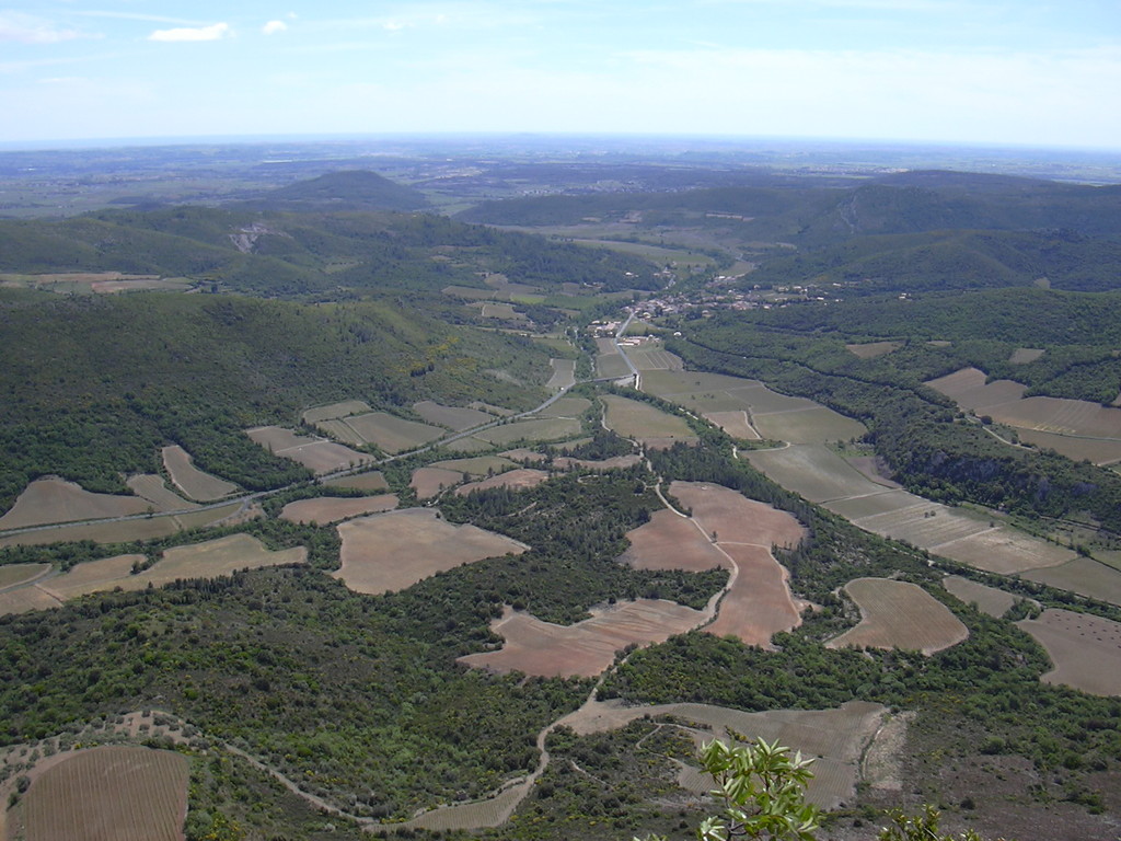 Cabrières vu du sommet du Pic de Vissou