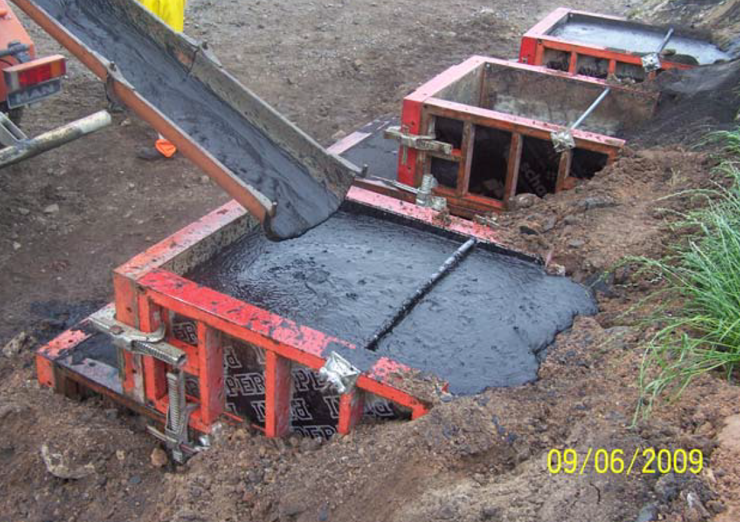 RSS Flüssigboden Immobilisierung Herstellung