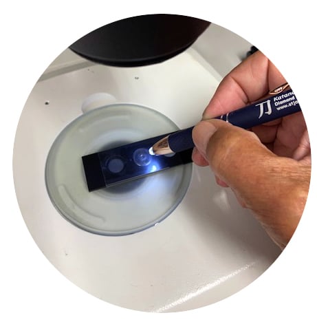 Illuminated for more cutting precision