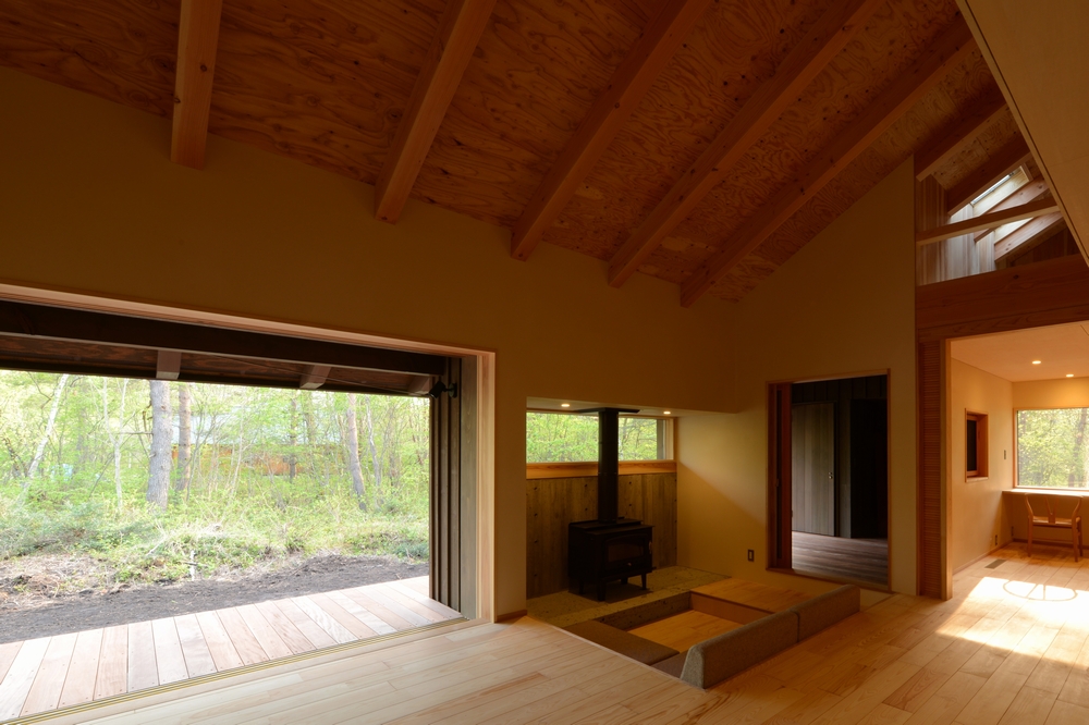 飯綱山荘(長野市飯綱高原)－ＬＤＫ・薪ストーブピット