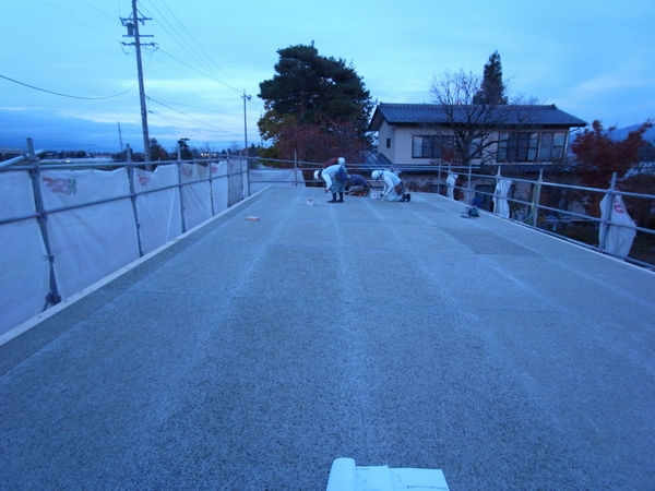 松本市　島立の家Ⅱ　島立の農業用倉庫　建て方　長野県松本市の建築設計事務所　建築家　丸山和男