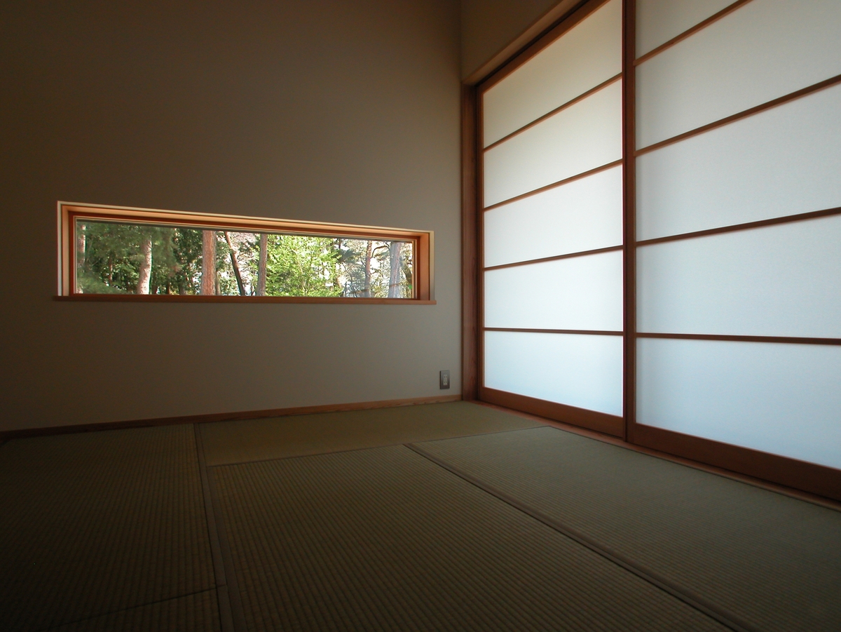穂高有明の家Ⅲ(安曇野市)-和室（将来寝室）