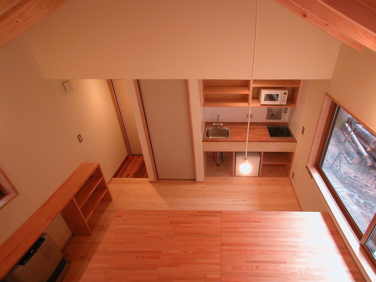 飯綱高原の山小屋Ⅱ( 長野市飯綱高原)－ロフト～ＬＤＫ・アトリエ