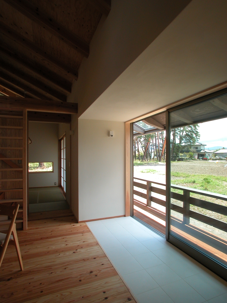 穂高有明の家Ⅲ(安曇野市)-居間食堂