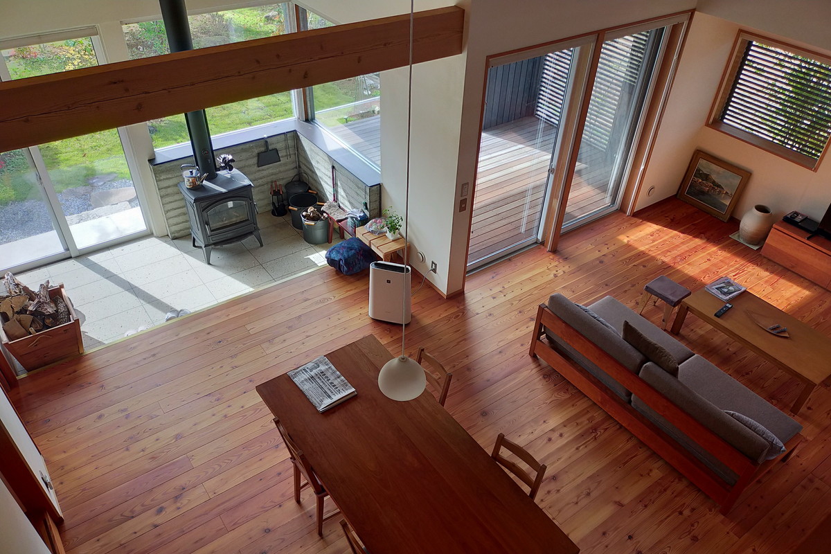 片丘の家Ⅱ（2階から居間食堂）クライアントHさん撮影2024-10