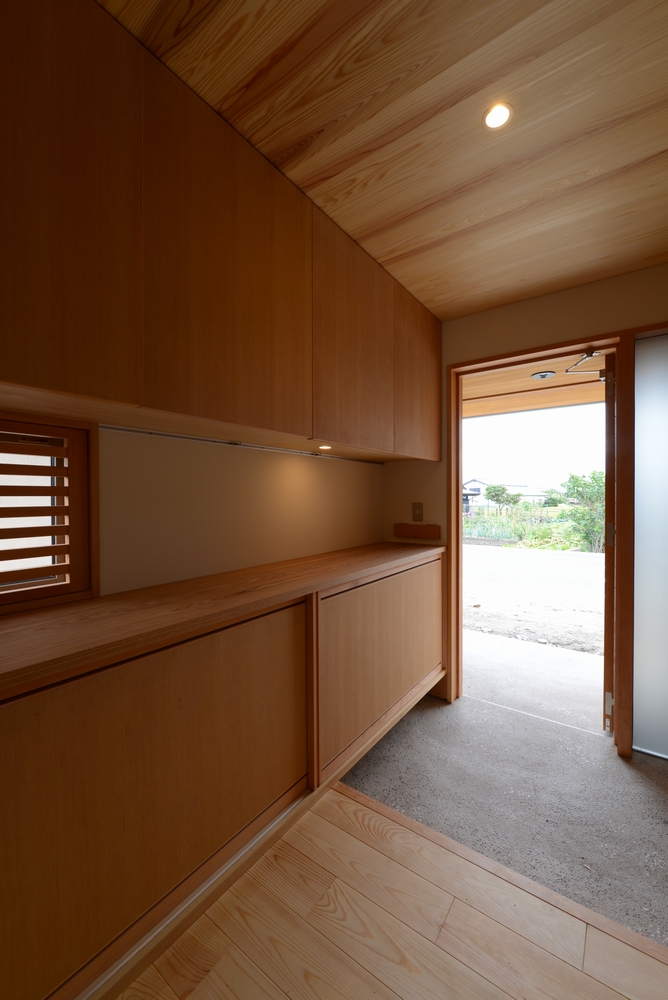 三郷の家Ⅲ（安曇野市）-玄関