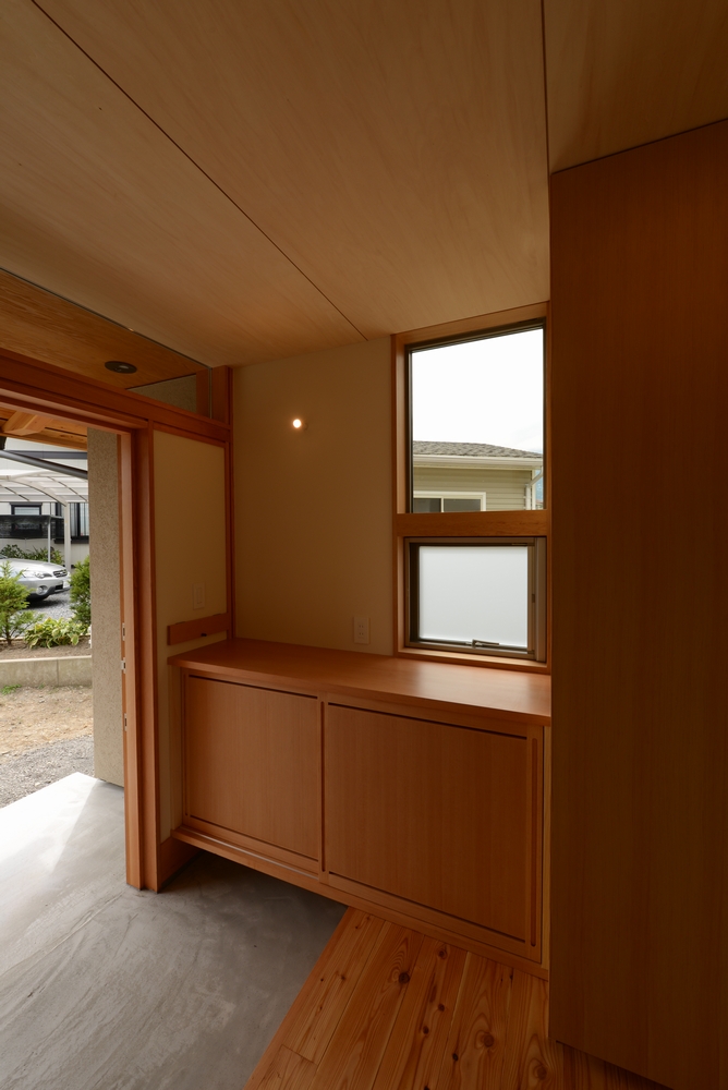 三郷の家Ⅳ（安曇野市）-玄関
