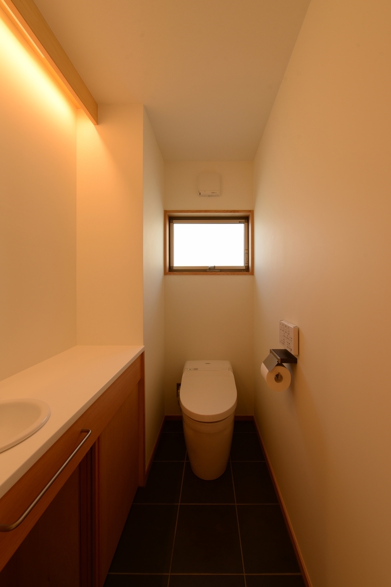 南穂高の家Ⅱ(安曇野市)－トイレ