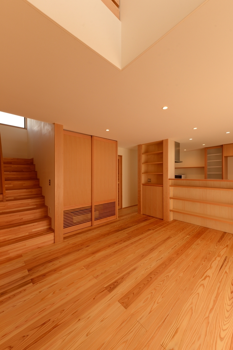 南穂高の家Ⅱ(安曇野市)－居間